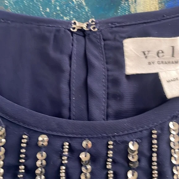 Velvet by Graham Spencer beaded dress - Picture 10 of 13